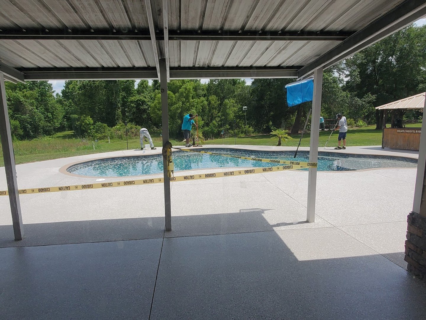 Deese Elite Concrete Coatings installation photo