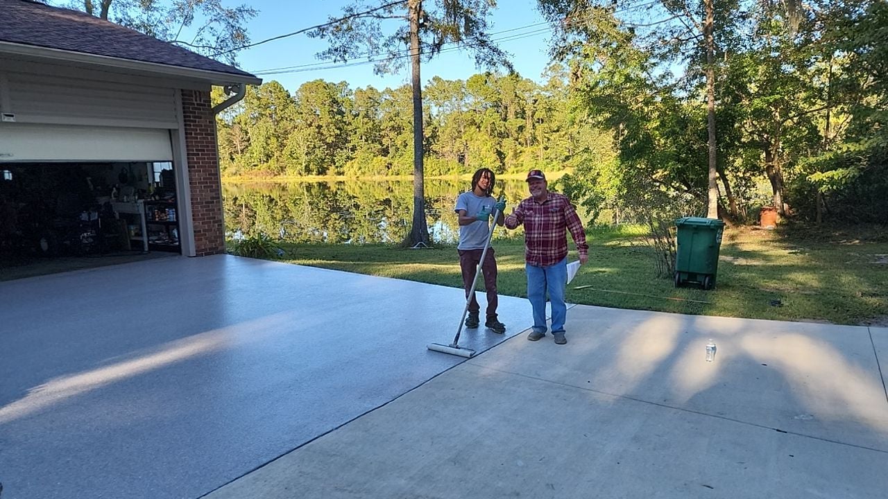 Deese Elite Concrete Coatings installation photo