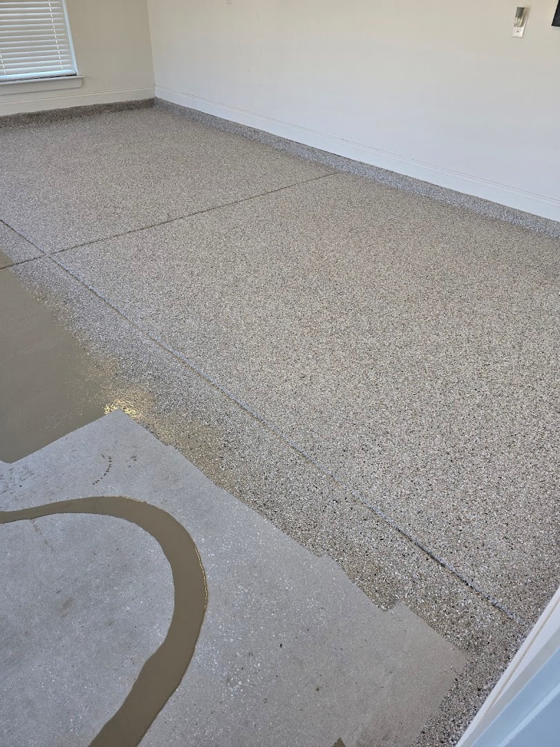 Deese Elite Concrete Coatings installation photo