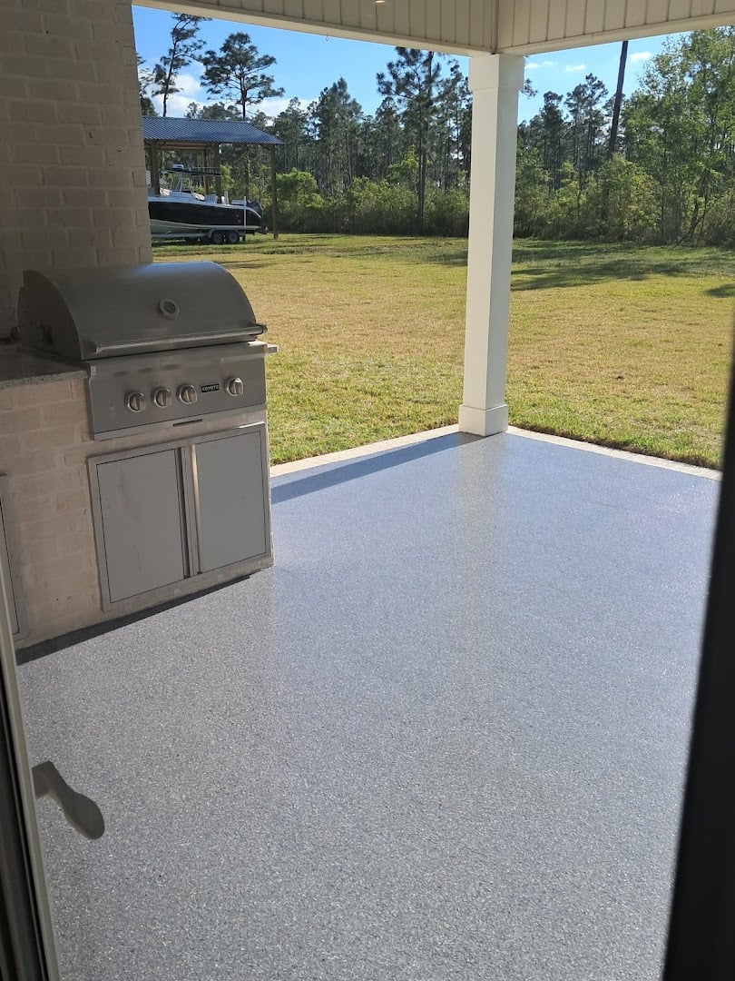 Deese Elite Concrete Coatings installation photo
