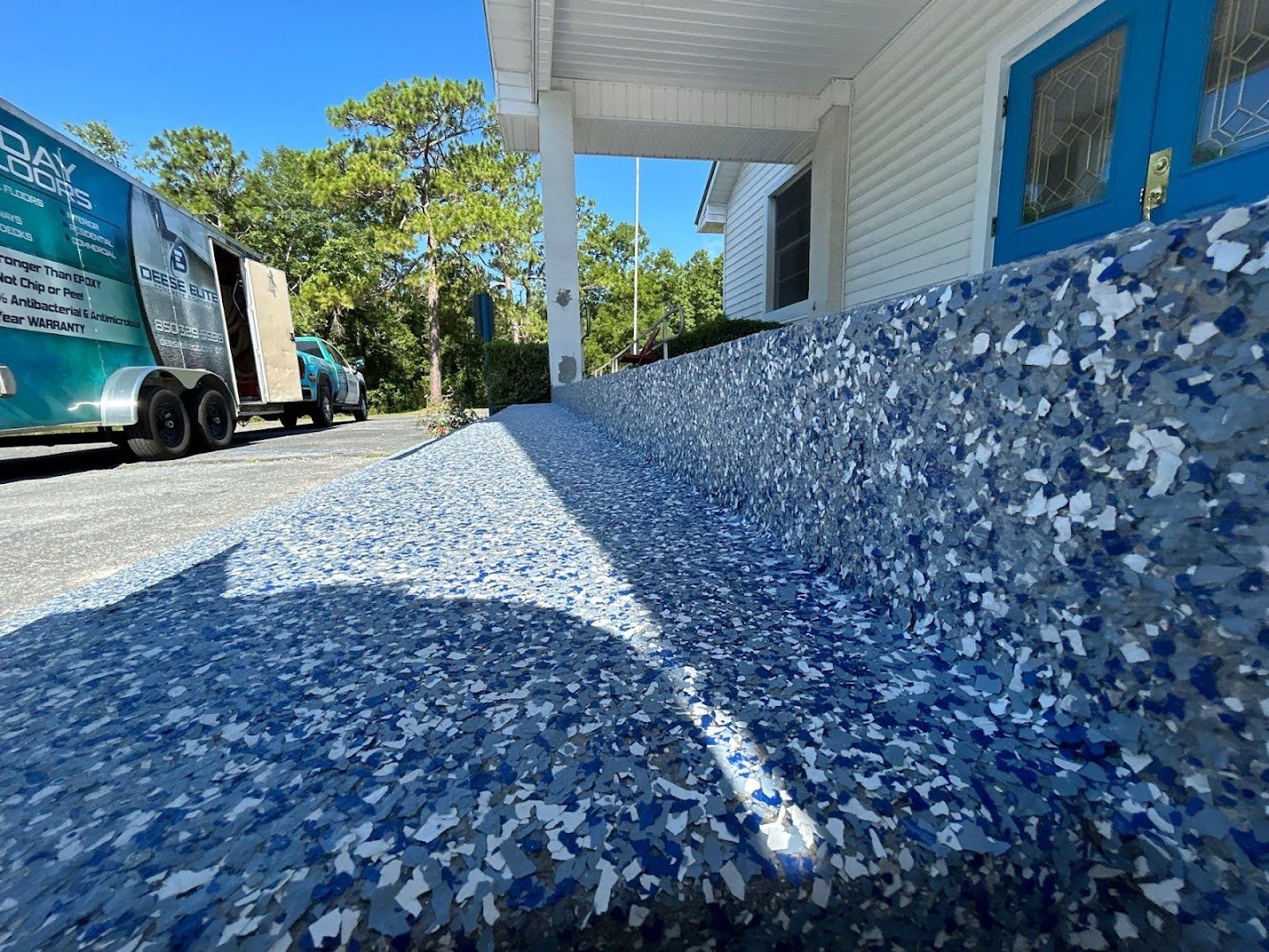 Deese Elite Concrete Coatings installation photo