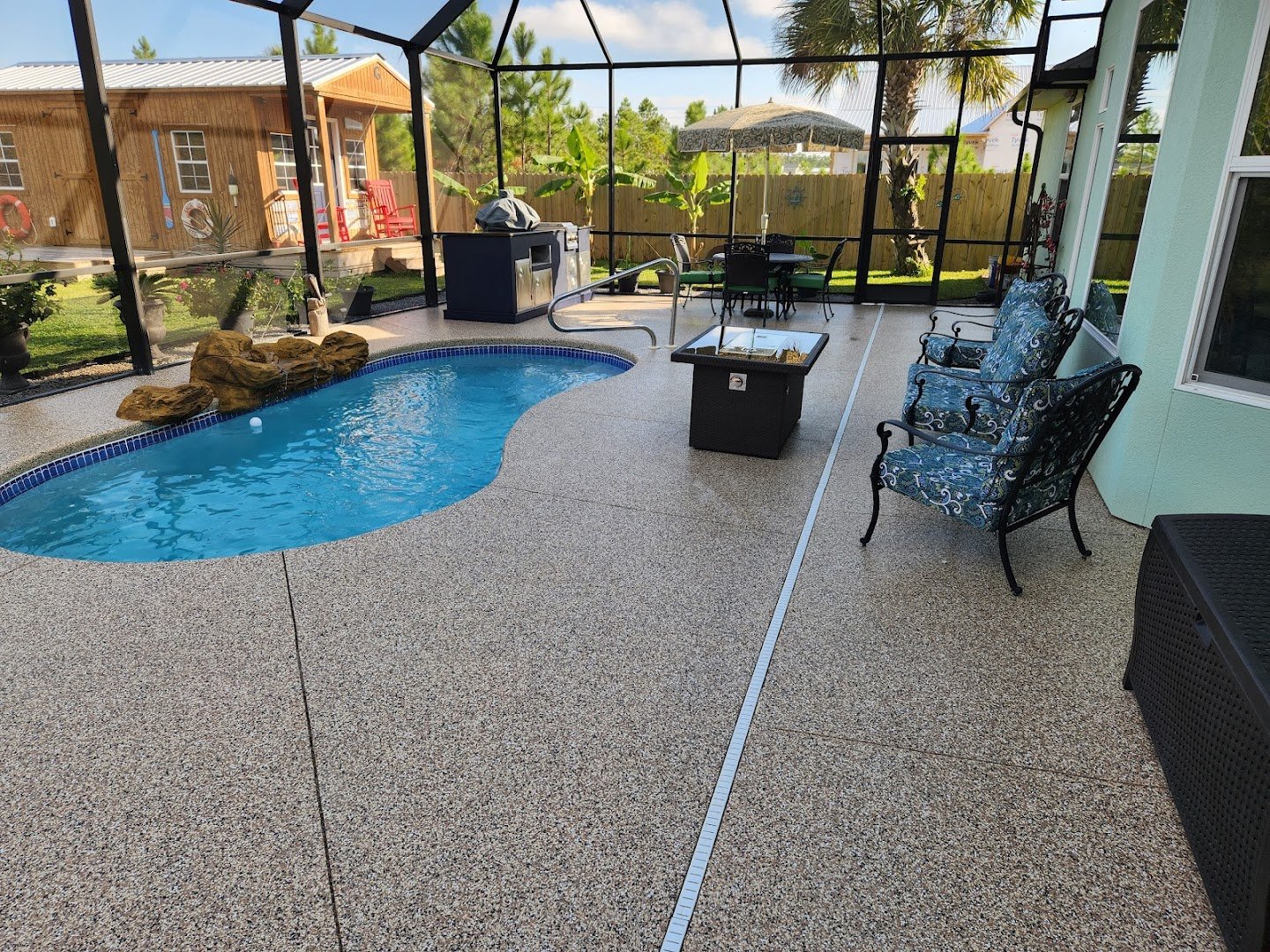 Deese Elite Concrete Coatings installation photo