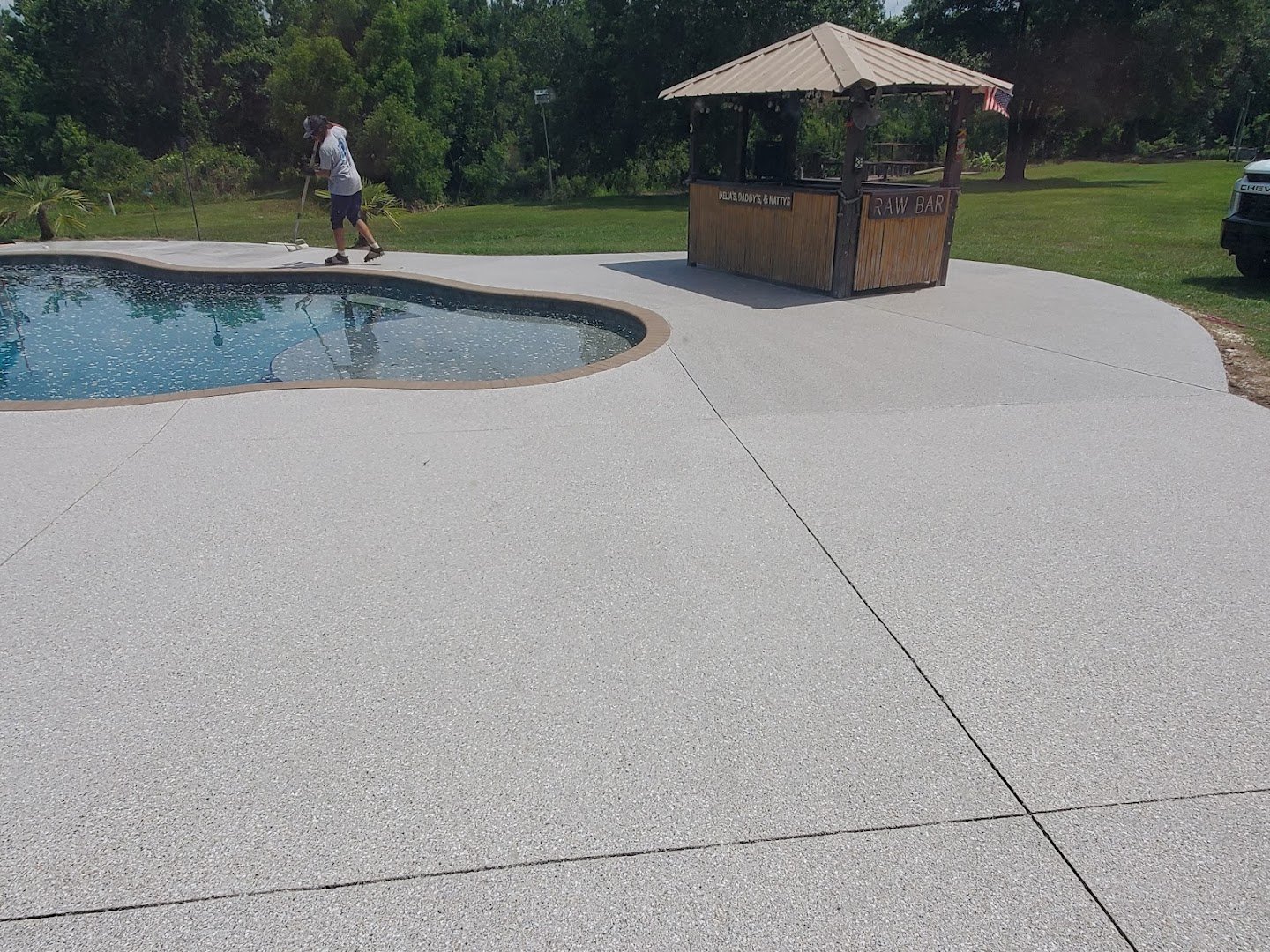 Deese Elite Concrete Coatings installation photo