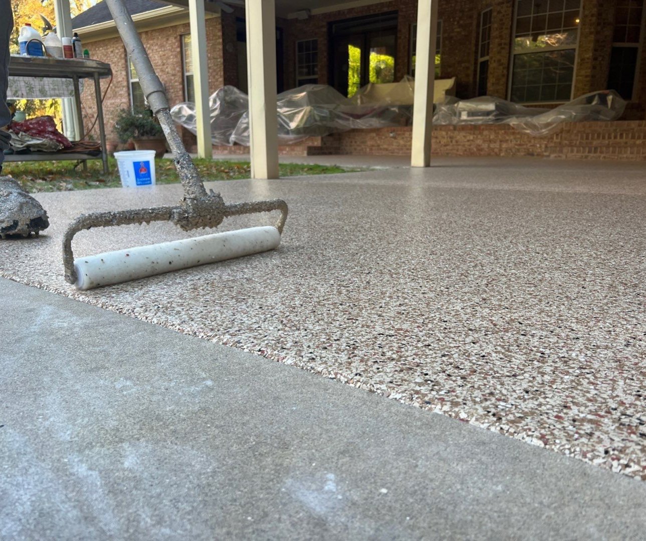 Deese Elite Concrete Coatings installation photo