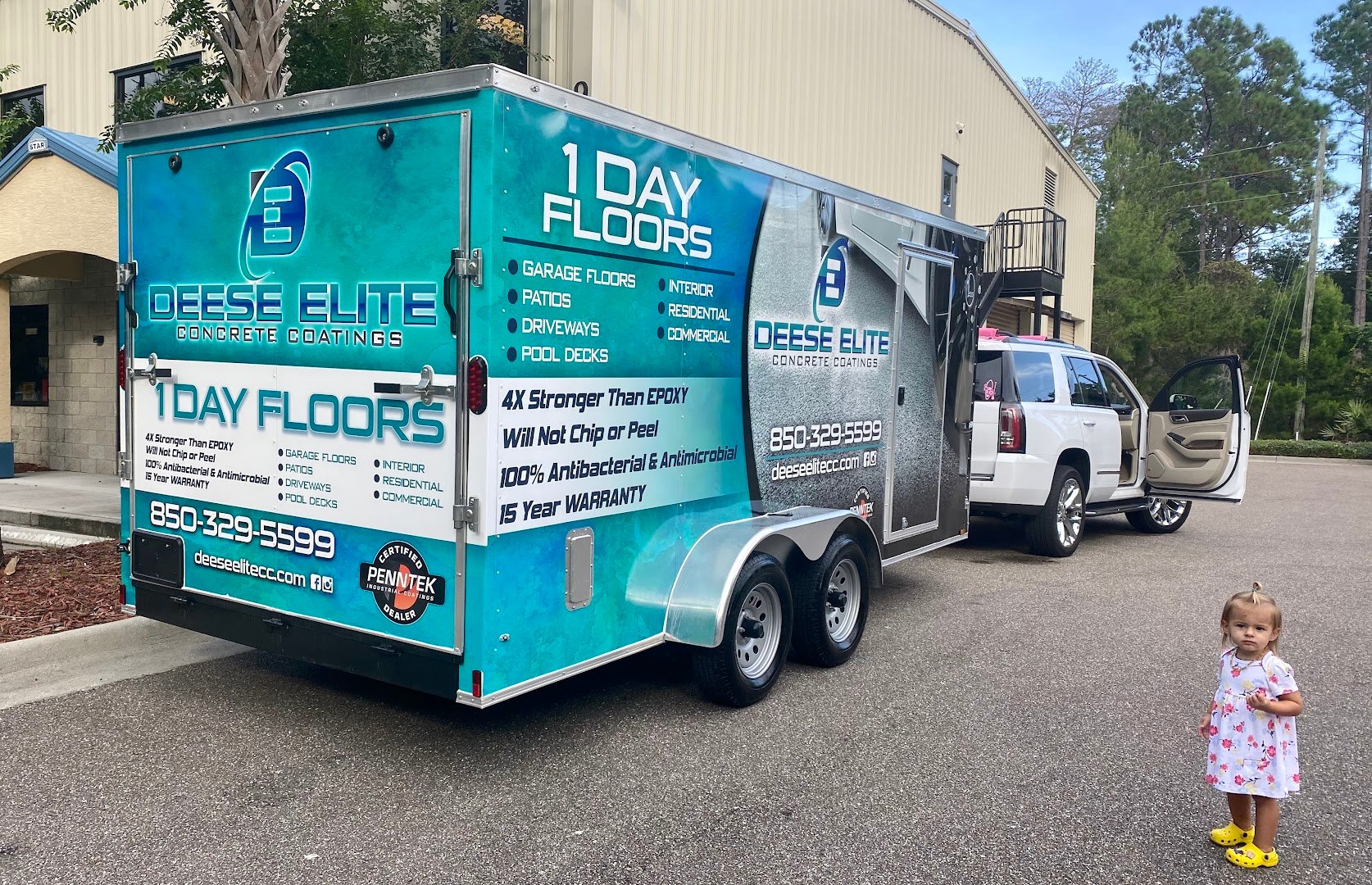 Deese Elite Concrete Coatings installation photo