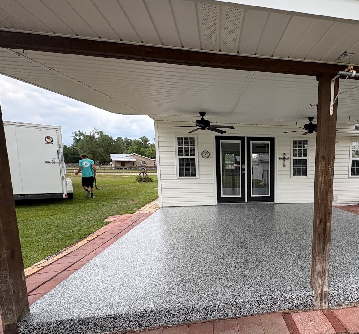 Deese Elite Concrete Coatings installation photo