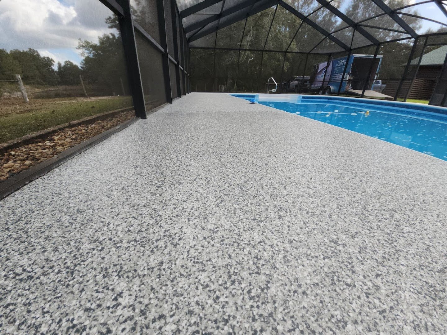 Deese Elite Concrete Coatings installation photo