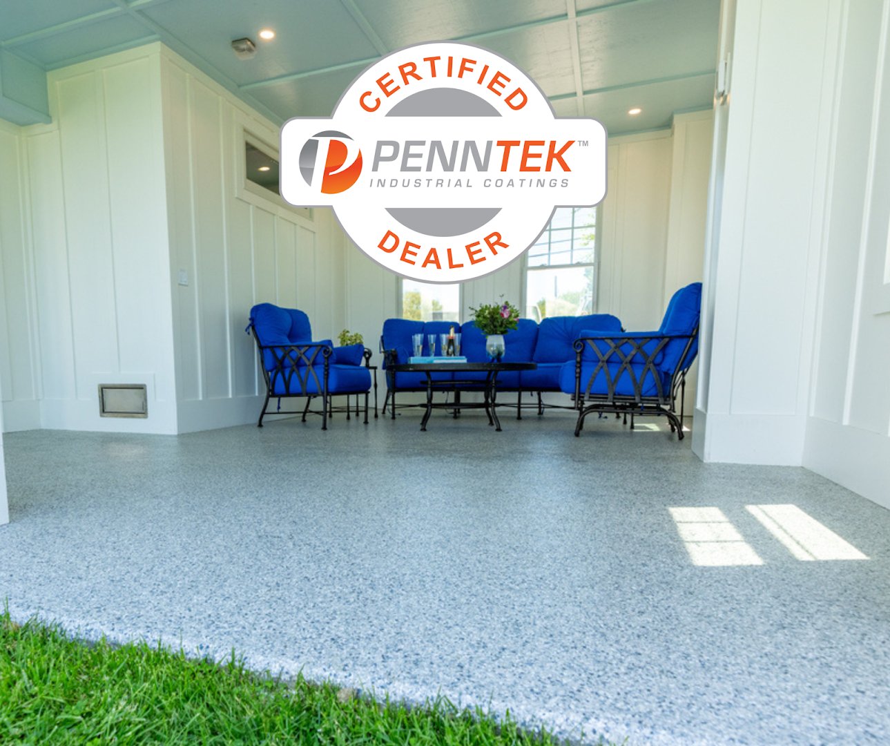 Deese Elite Concrete Coatings installation photo
