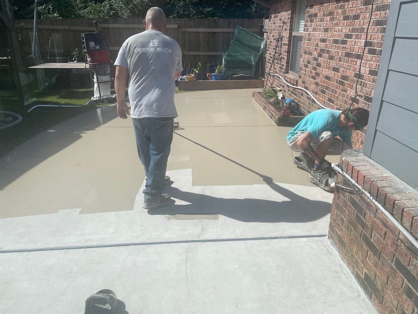 Deese Elite Concrete Coatings installation photo