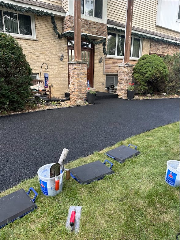 Deluxe Garages installation photo