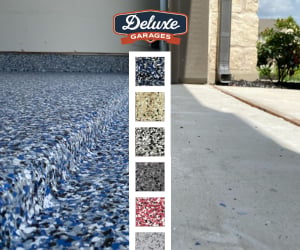 Deluxe Garages installation photo