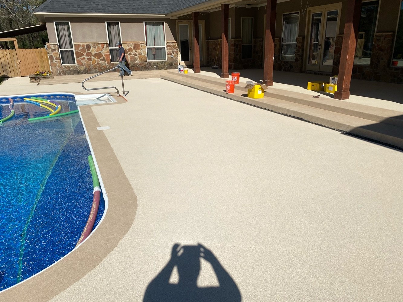 Deluxe Garages installation photo