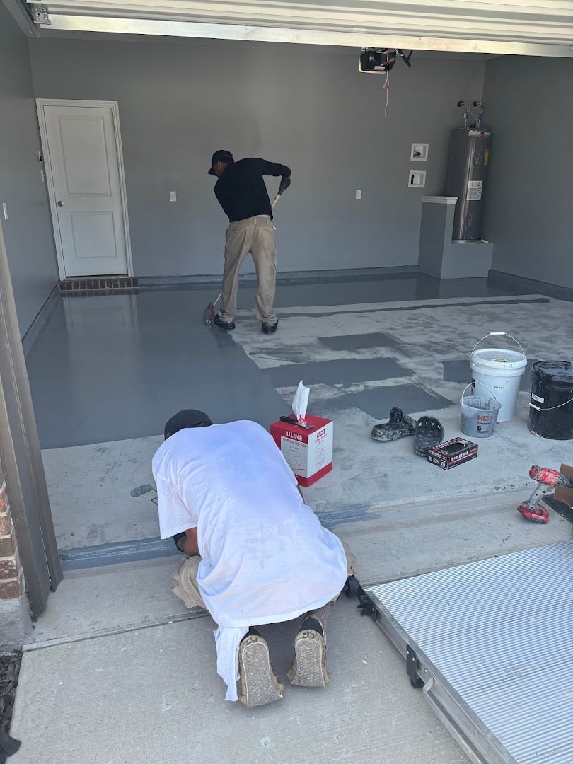 Deluxe Garages installation photo