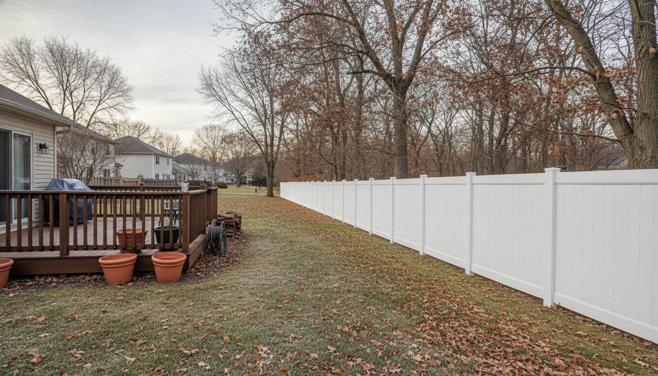 Fall Privacy Planning: Choose a Vinyl Fence When Trees Lose Their Leaves