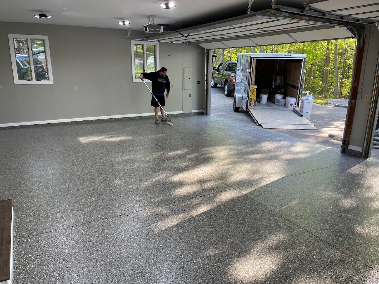 ICON Concrete Coatings installation photo