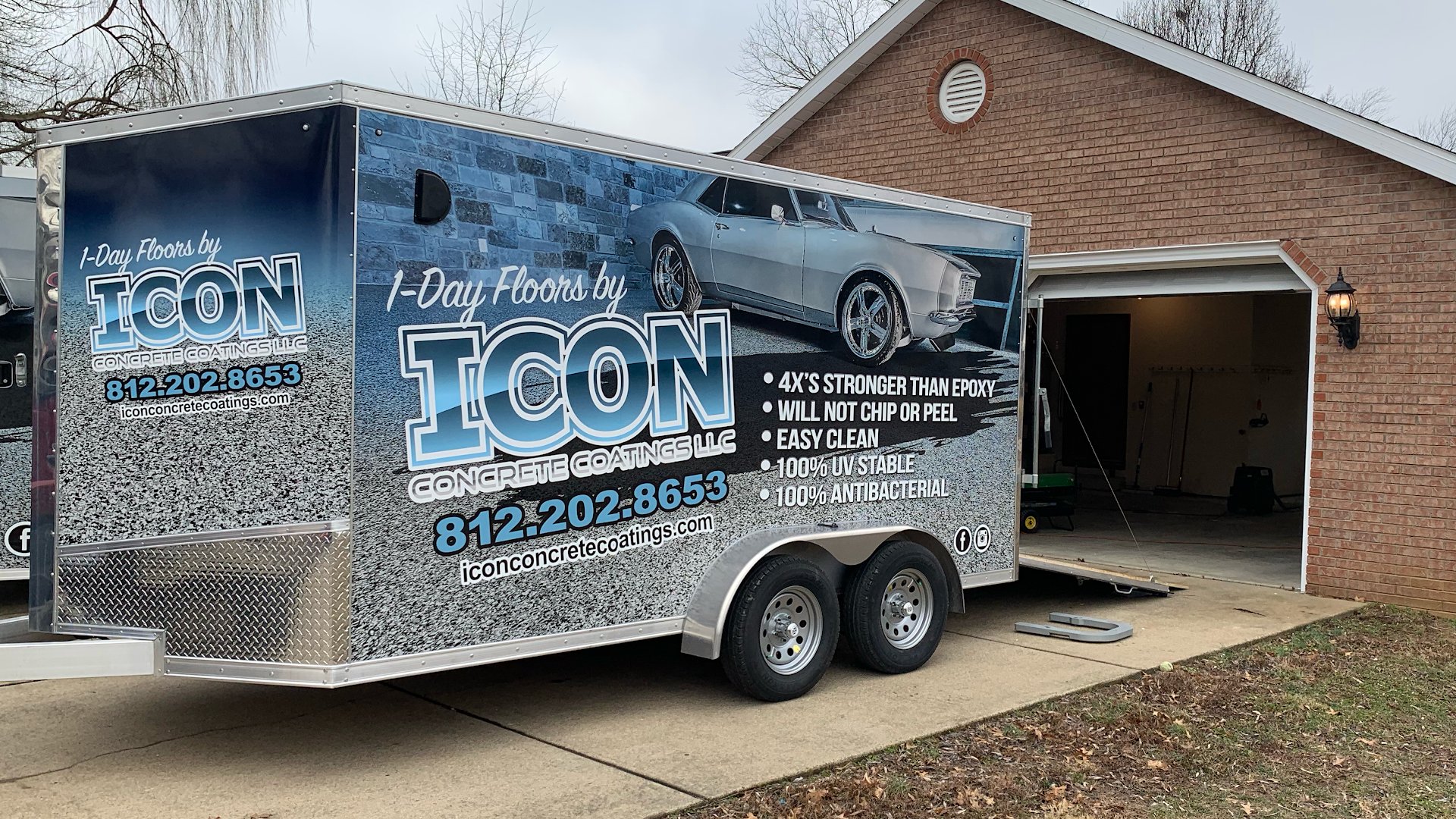ICON Concrete Coatings installation photo