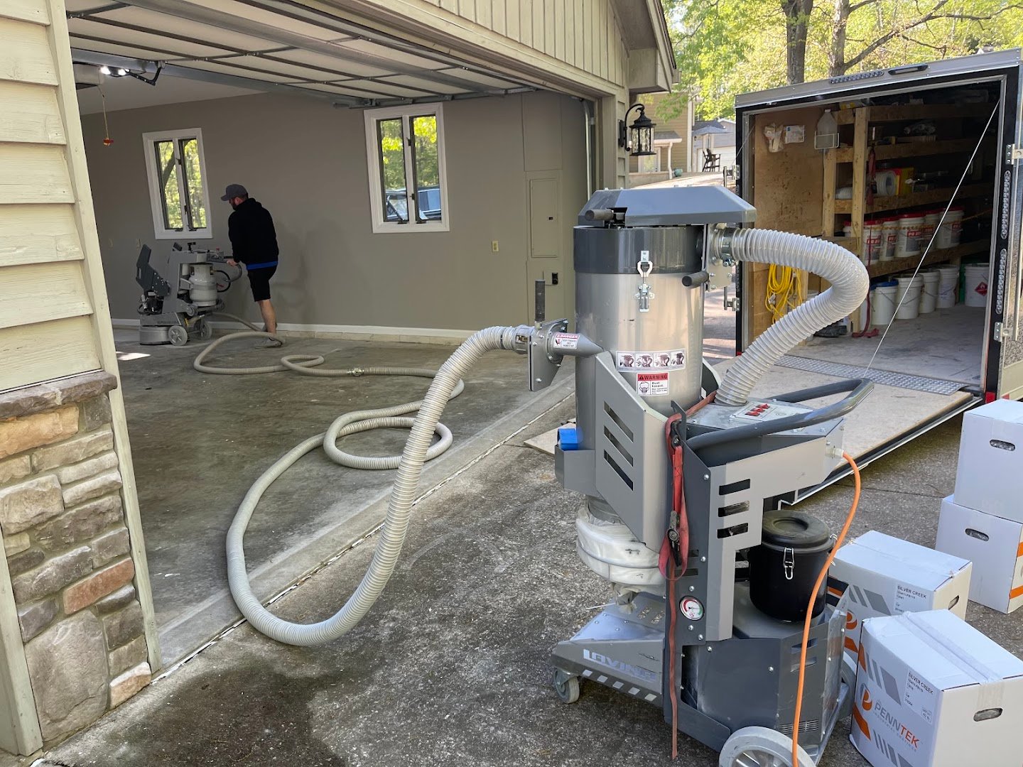ICON Concrete Coatings installation photo
