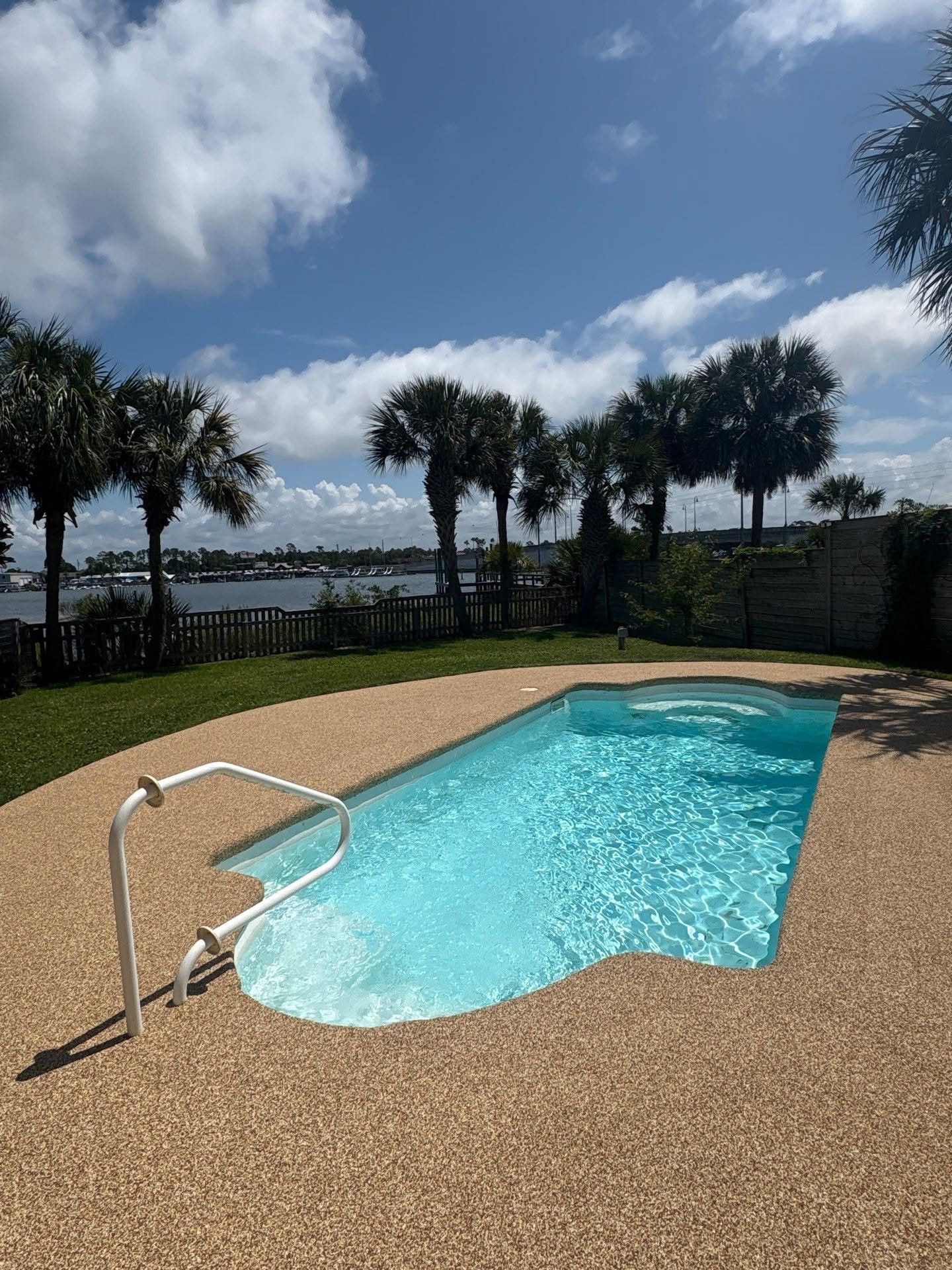 ICON Concrete Coatings pool decks install