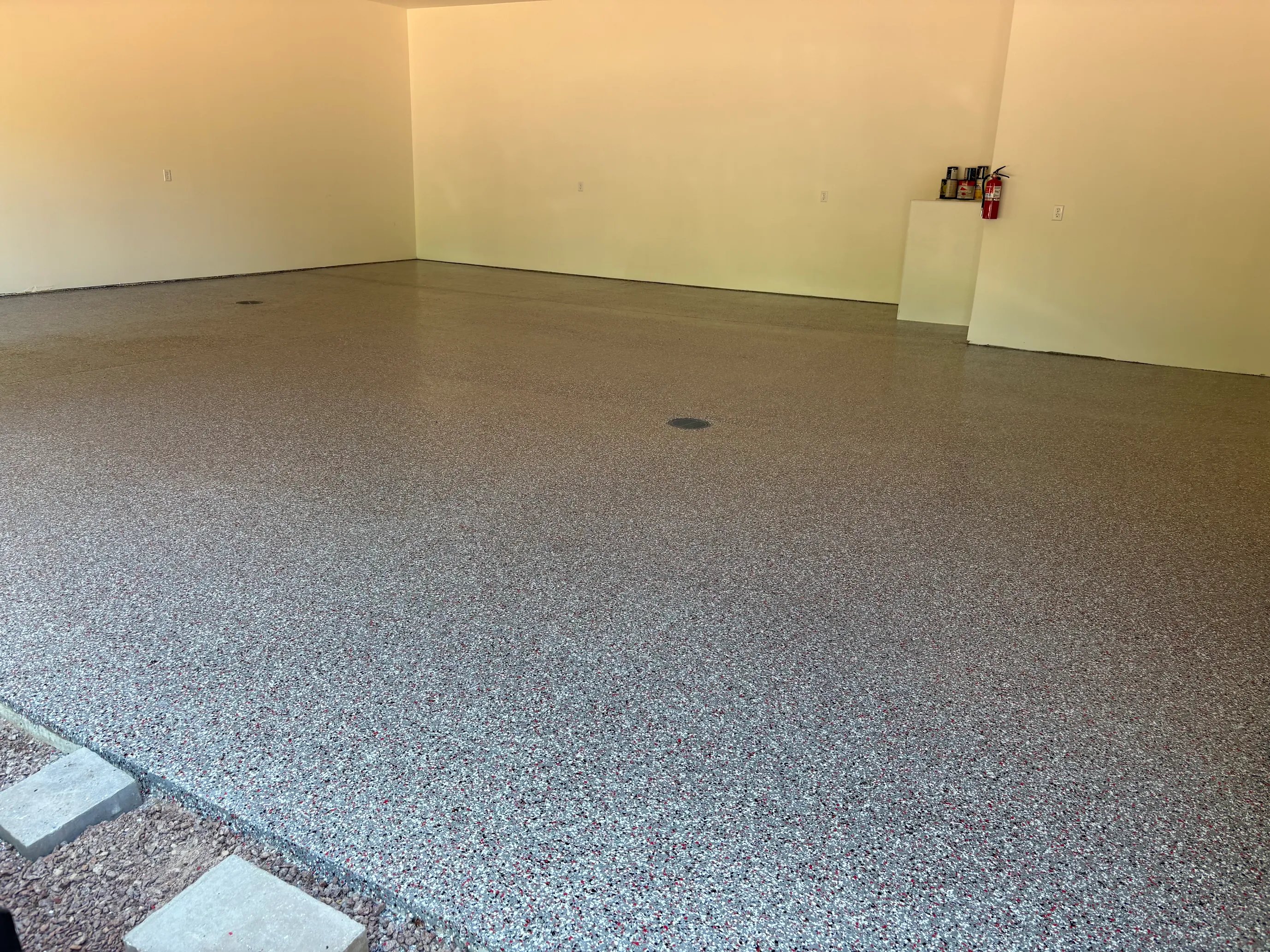 Garage Floor & Front Porch Transformation in Wausau, WI