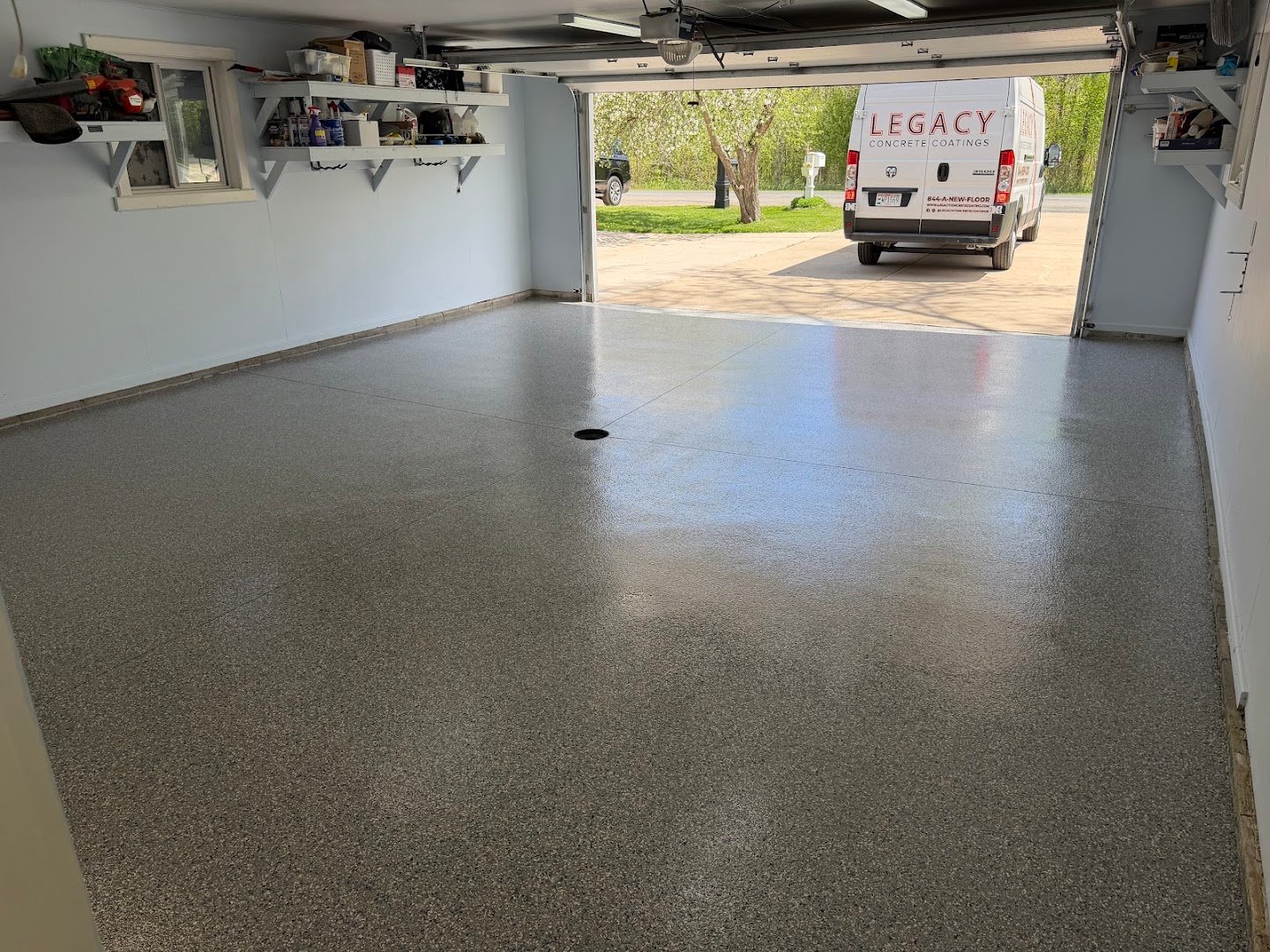 Legacy Concrete Coatings installation photo