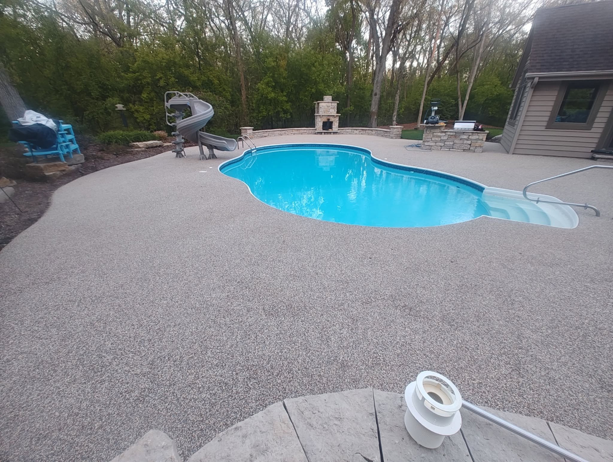 Legacy Concrete Coatings pool decks install