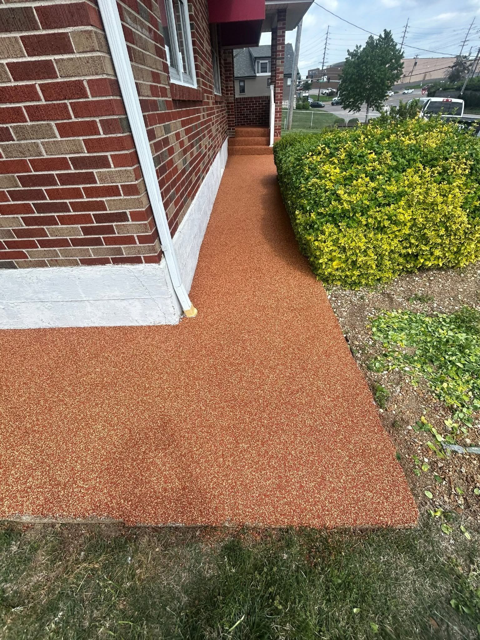 Legacy Concrete Coatings driveways & walkways install