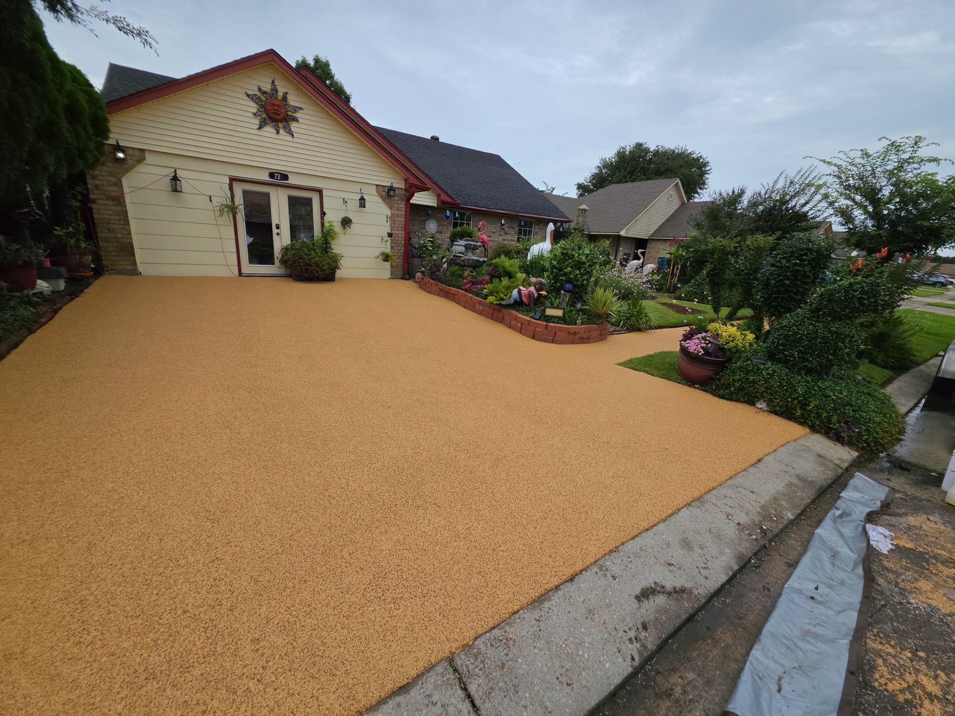 Legacy Concrete Coatings driveways & walkways install