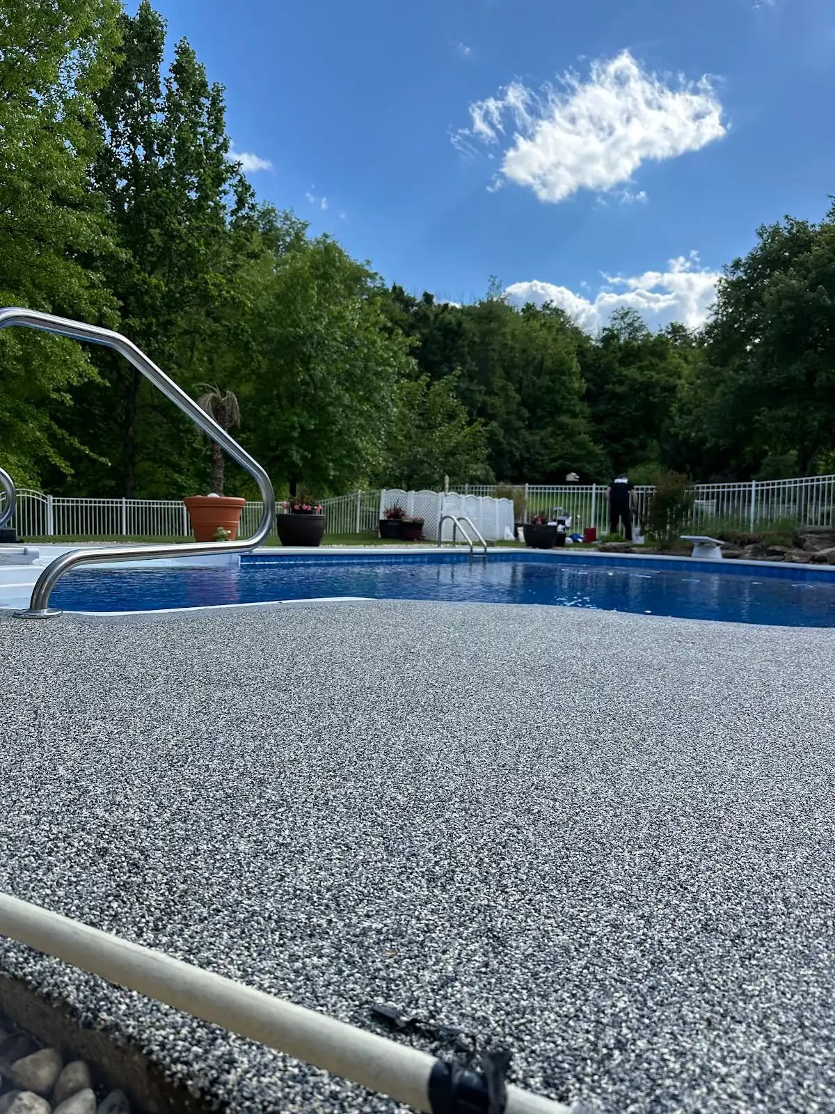 Pool Decks install — Legacy Concrete Coatings