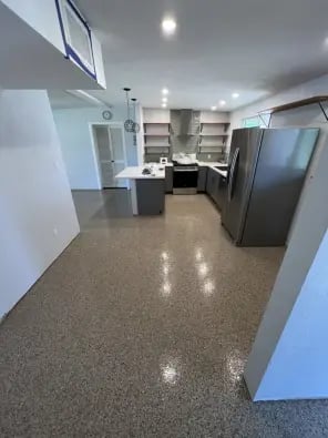 After — Basement Floors coating