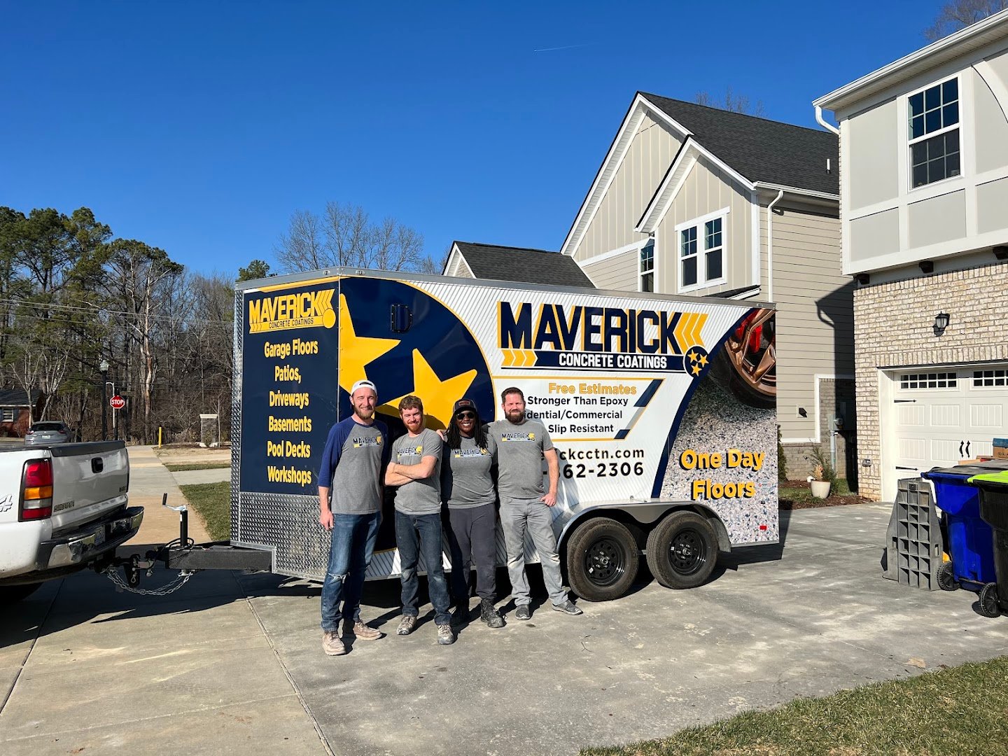 Maverick Concrete Coatings installation photo