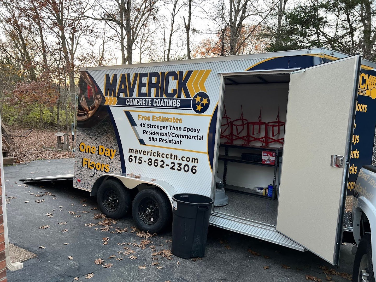 Maverick Concrete Coatings installation photo