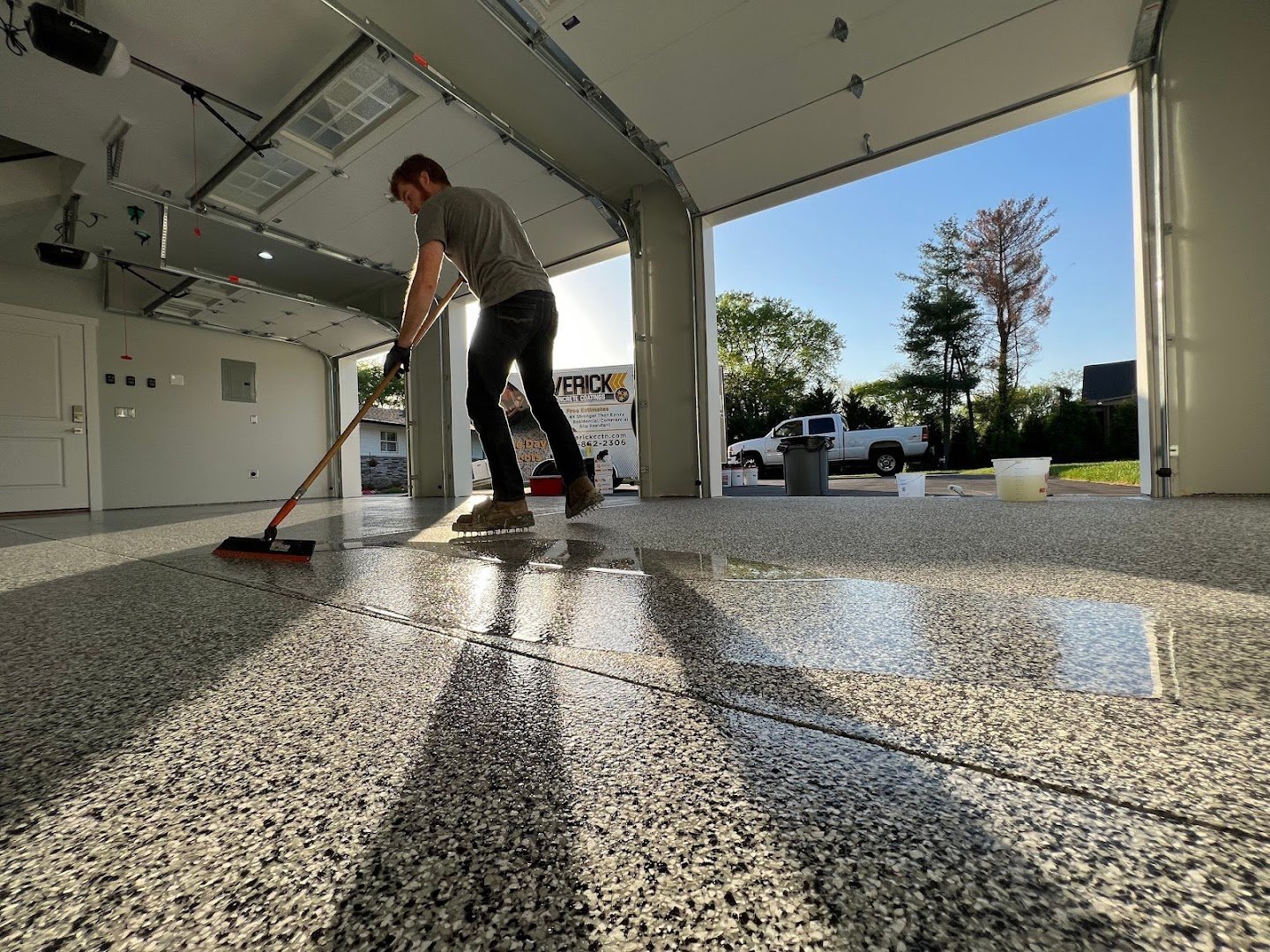 Maverick Concrete Coatings installation photo