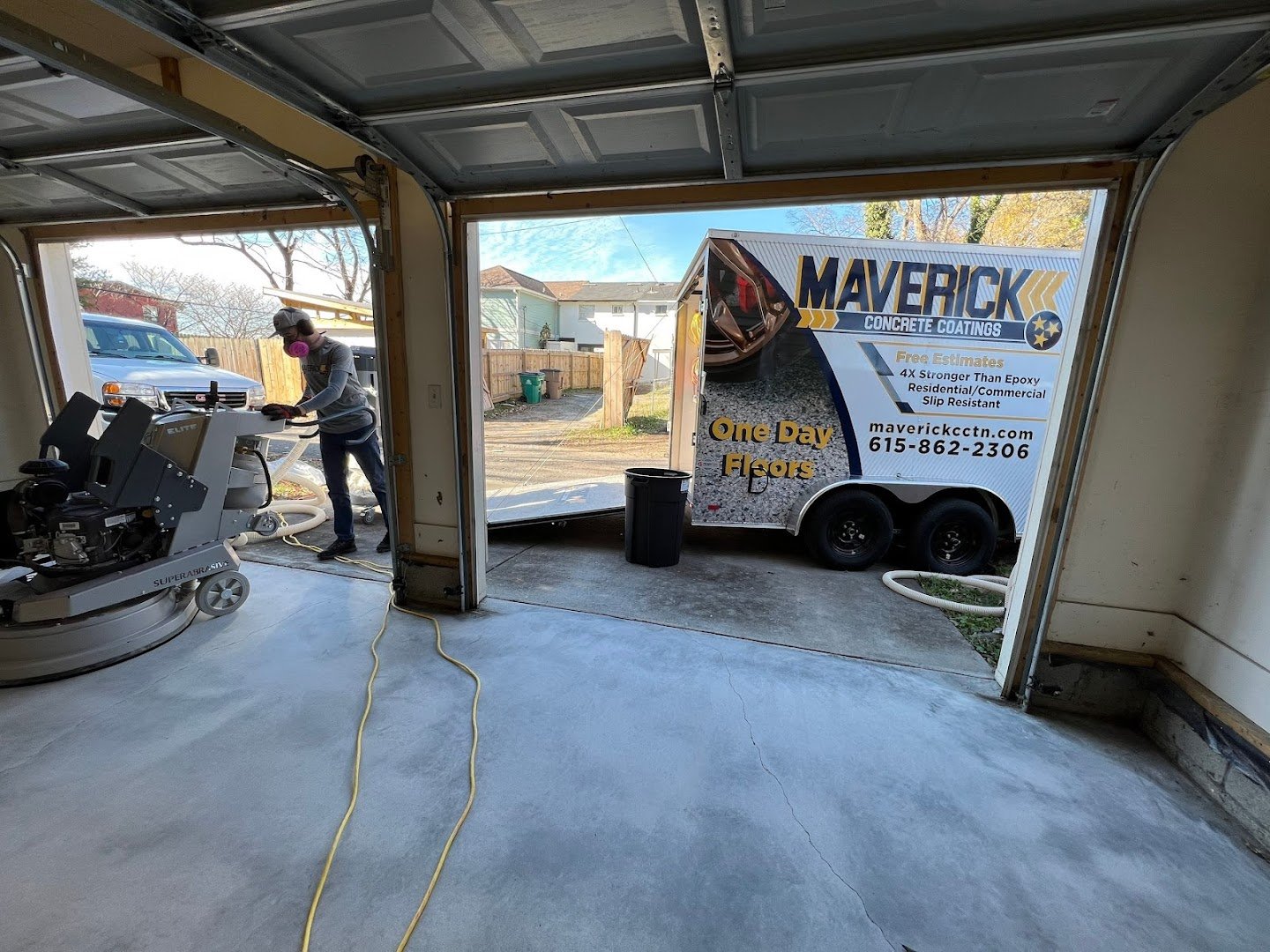 Maverick Concrete Coatings installation photo
