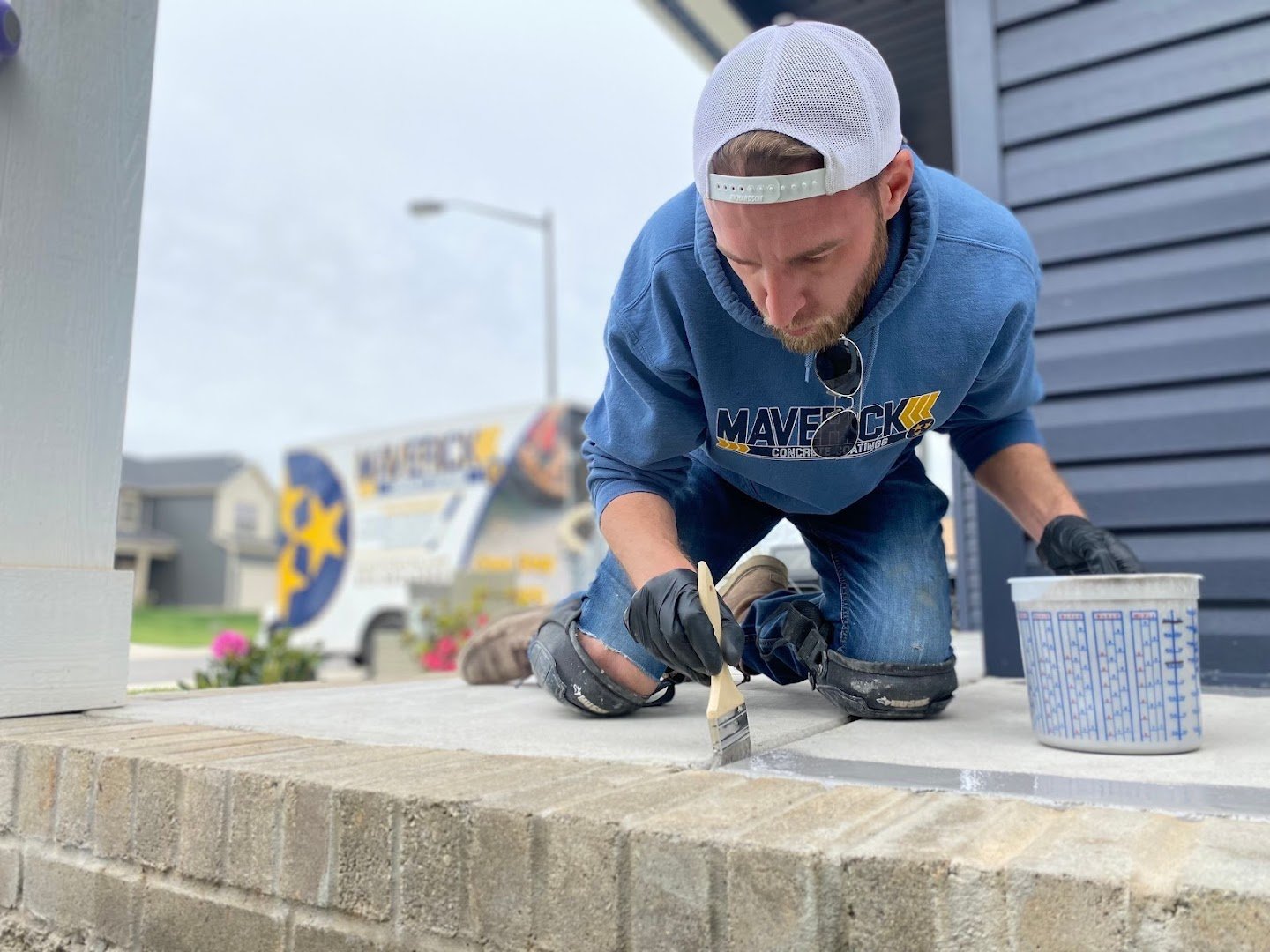 Maverick Concrete Coatings installation photo
