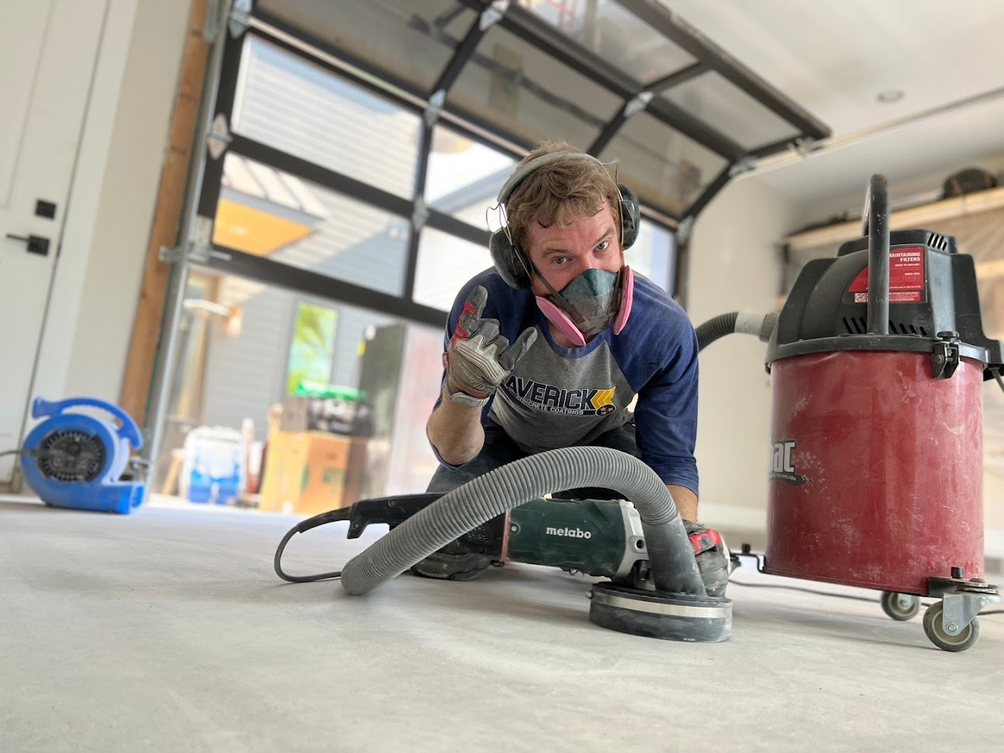 Maverick Concrete Coatings installation photo