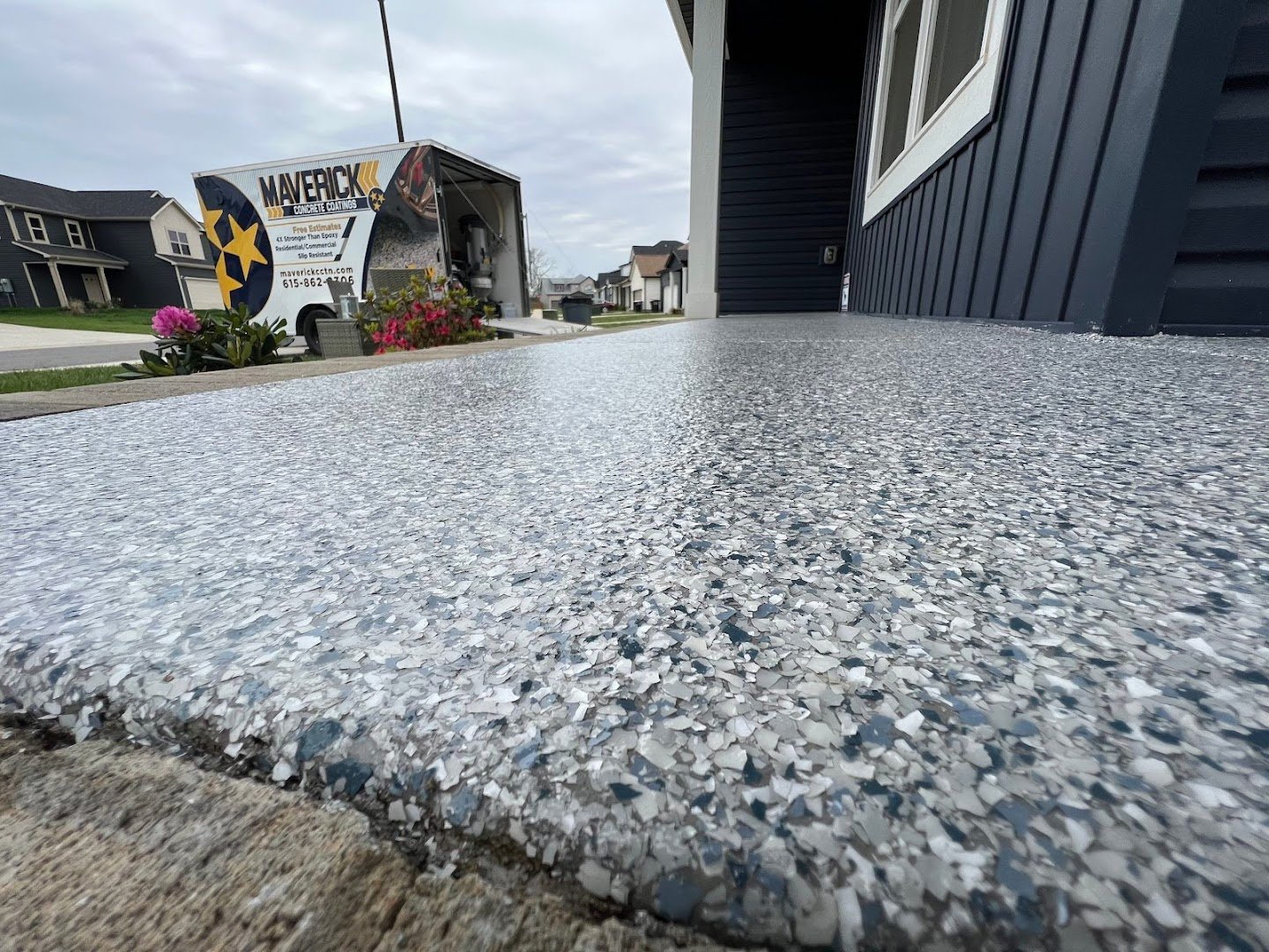 Maverick Concrete Coatings installation photo