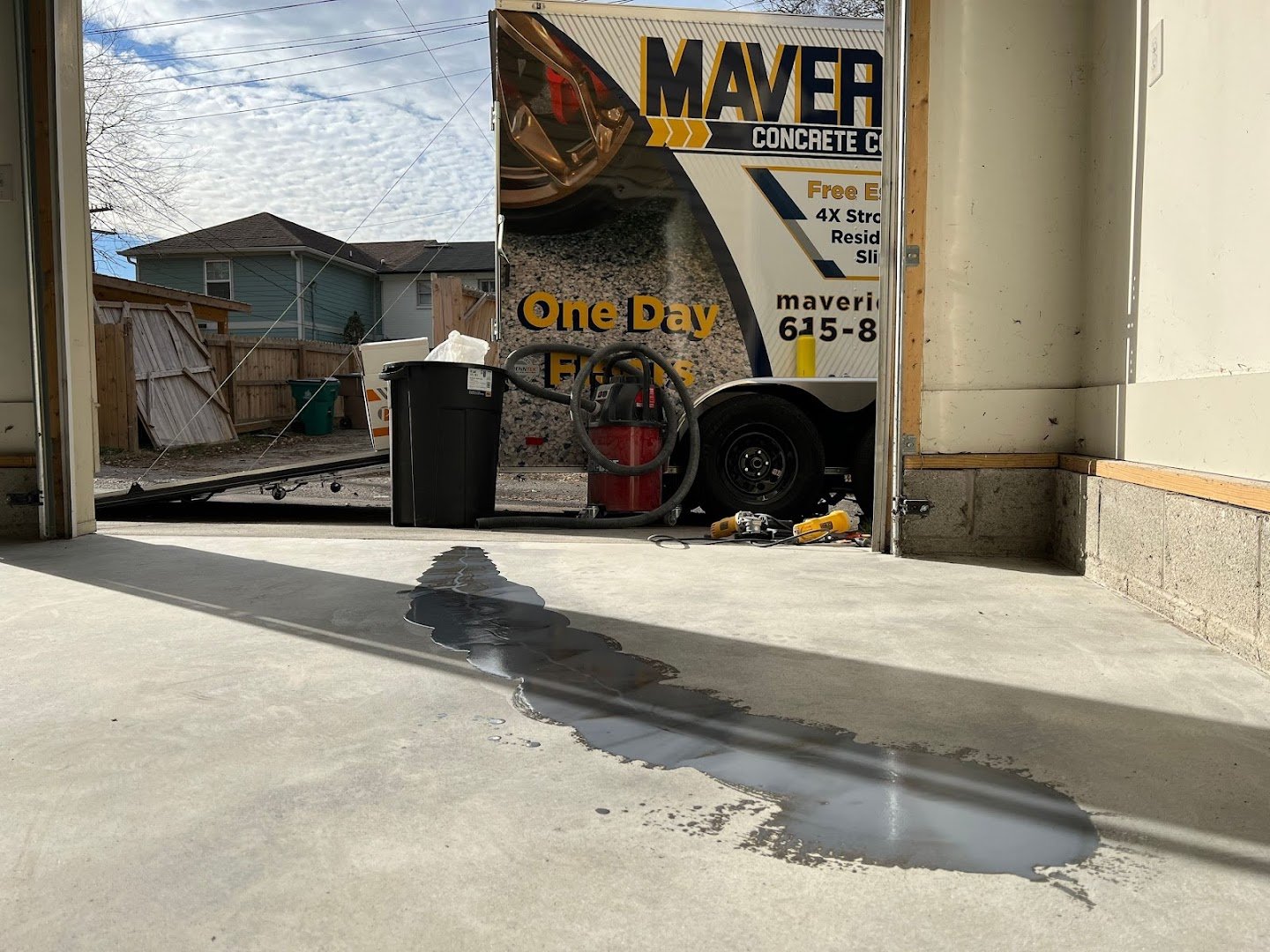 Maverick Concrete Coatings installation photo