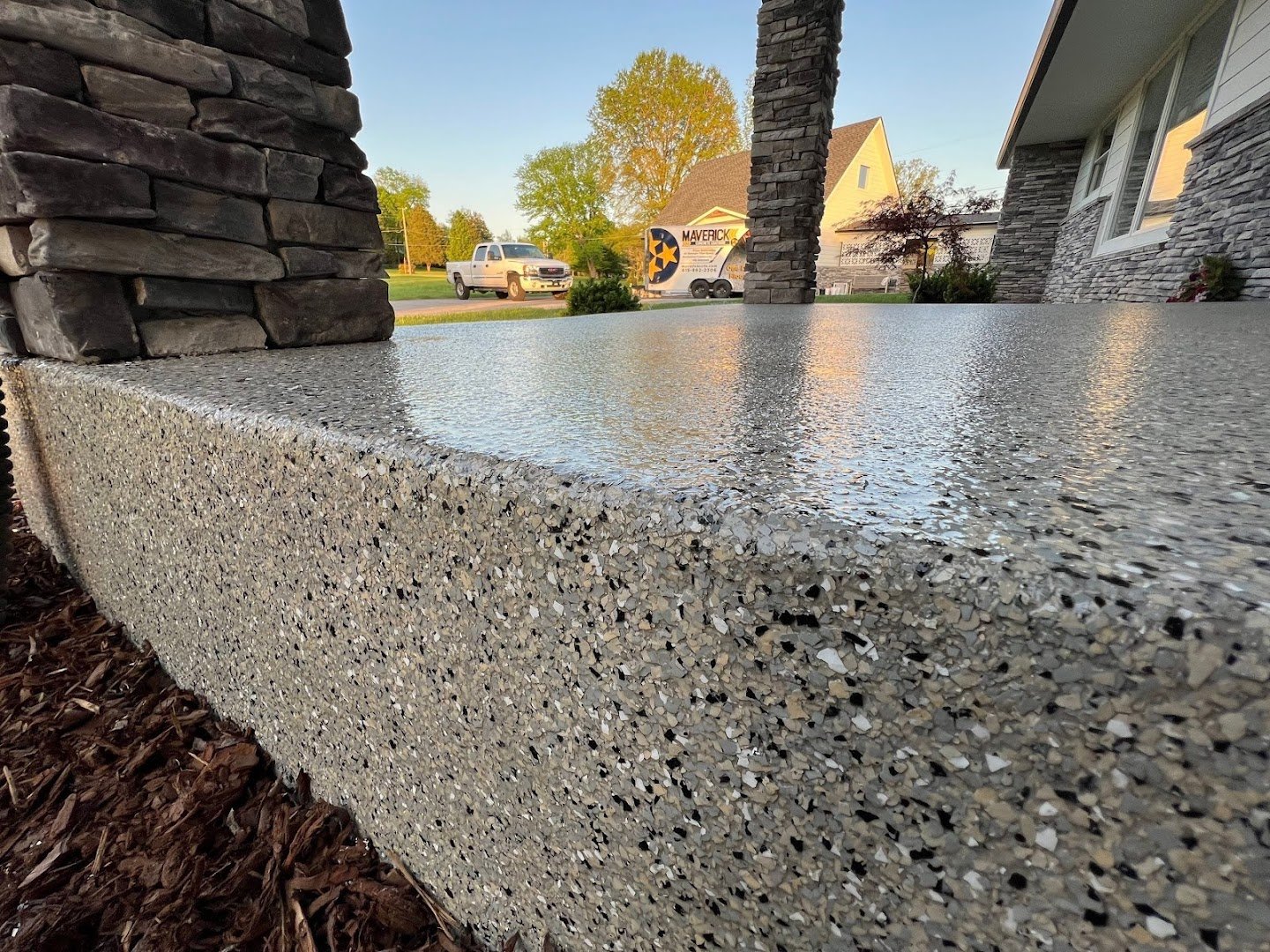 Maverick Concrete Coatings installation photo