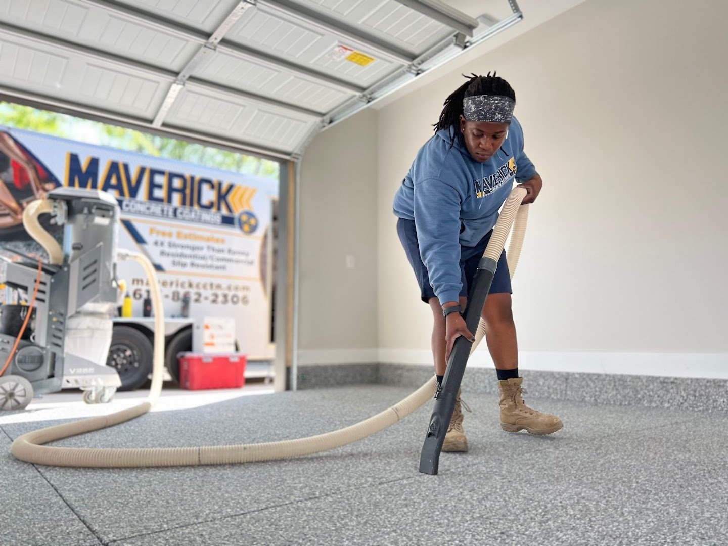 Maverick Concrete Coatings installation photo