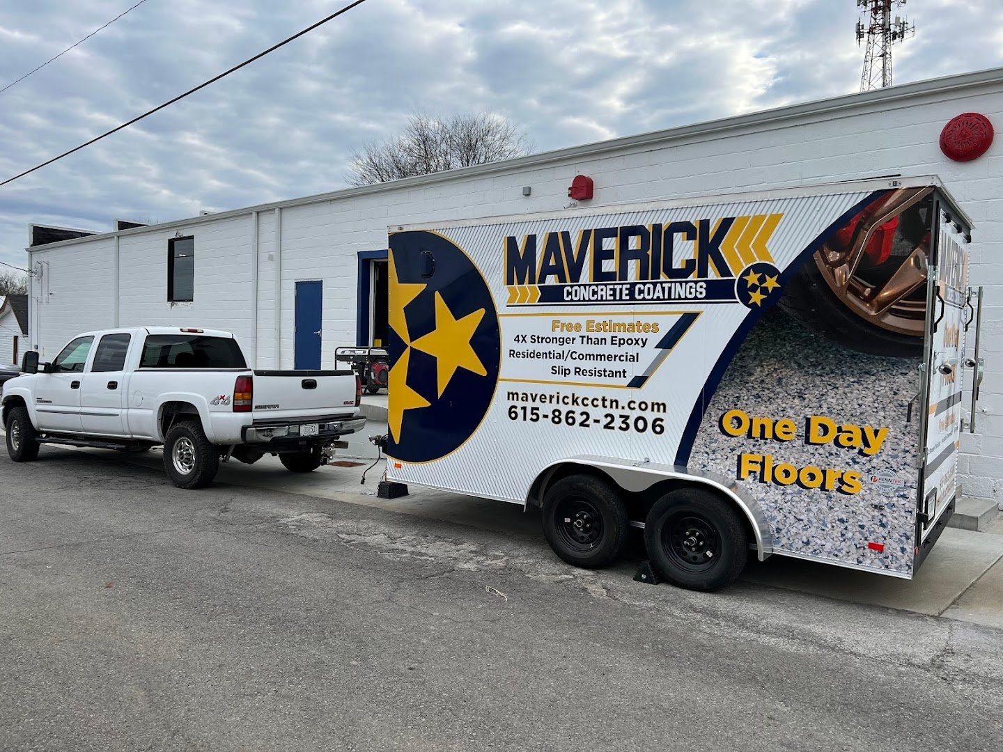 Maverick Concrete Coatings installation photo