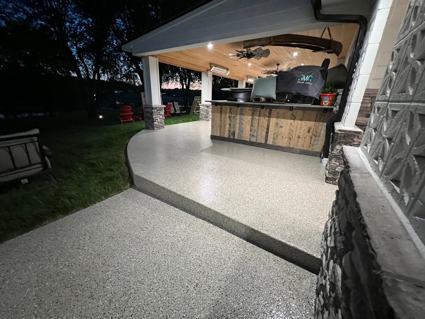Maverick Concrete Coatings installation photo