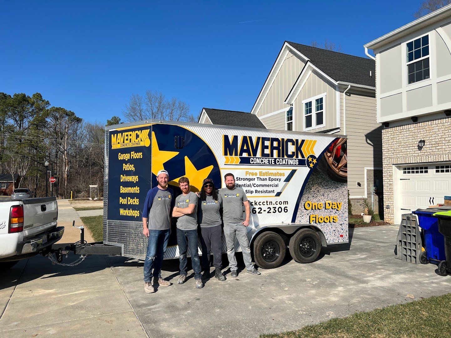 Maverick Concrete Coatings installation photo