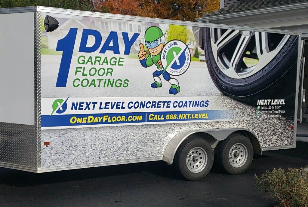 Next Level Concrete Coatings installation photo
