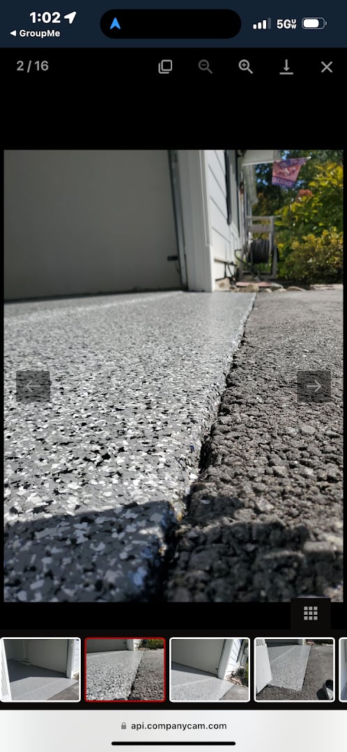 Next Level Concrete Coatings installation photo