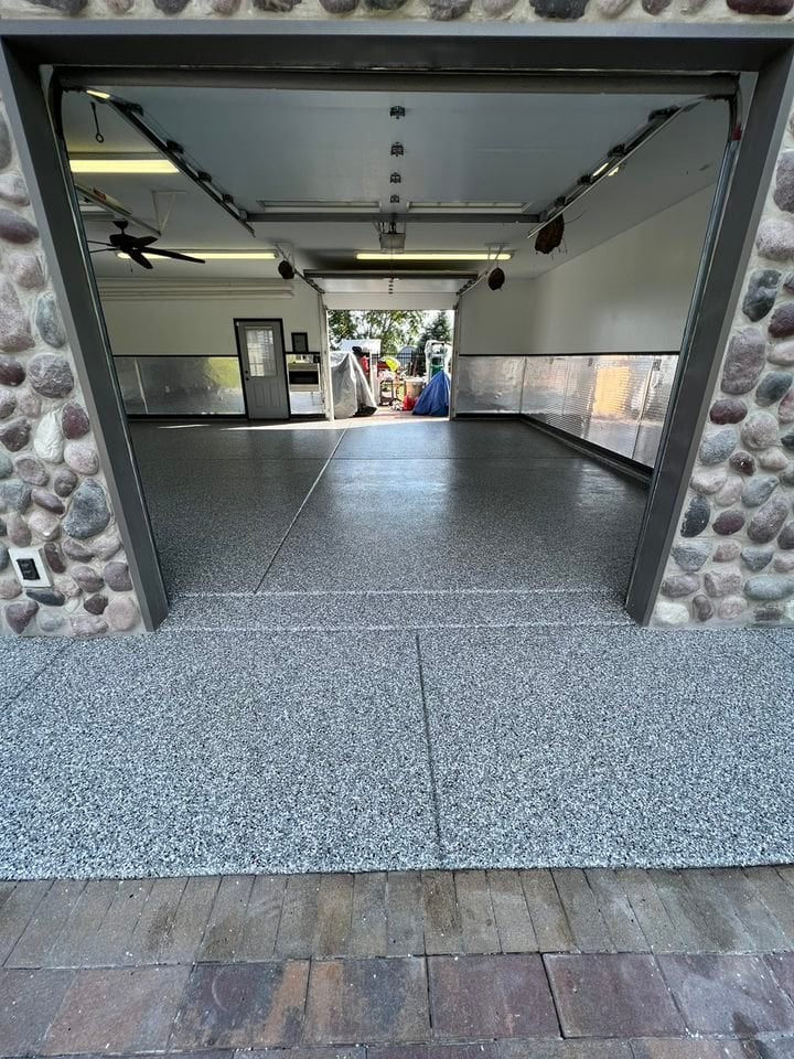 Garages installation by Next Level Concrete Coatings