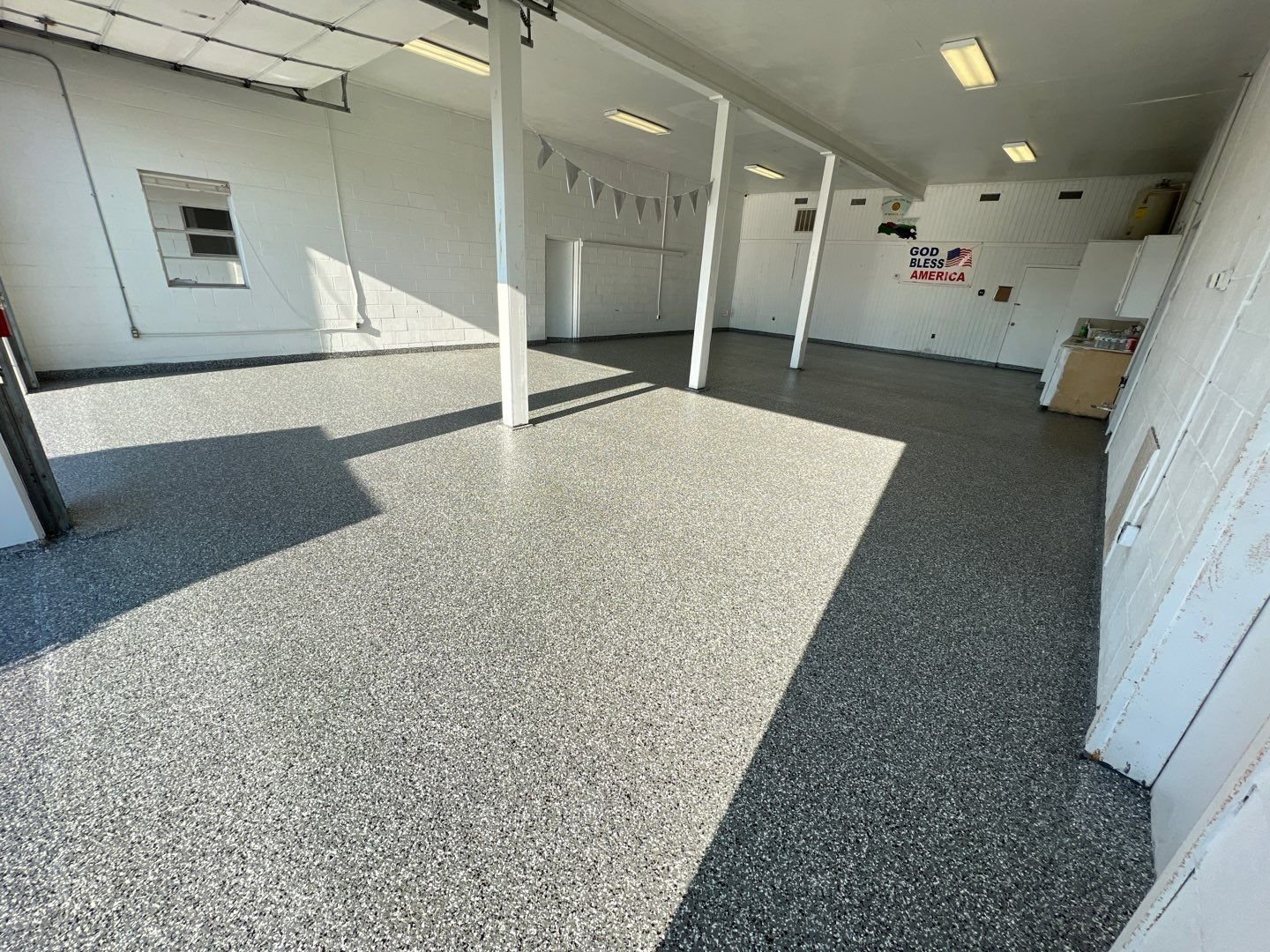 Garages installation by Next Level Concrete Coatings