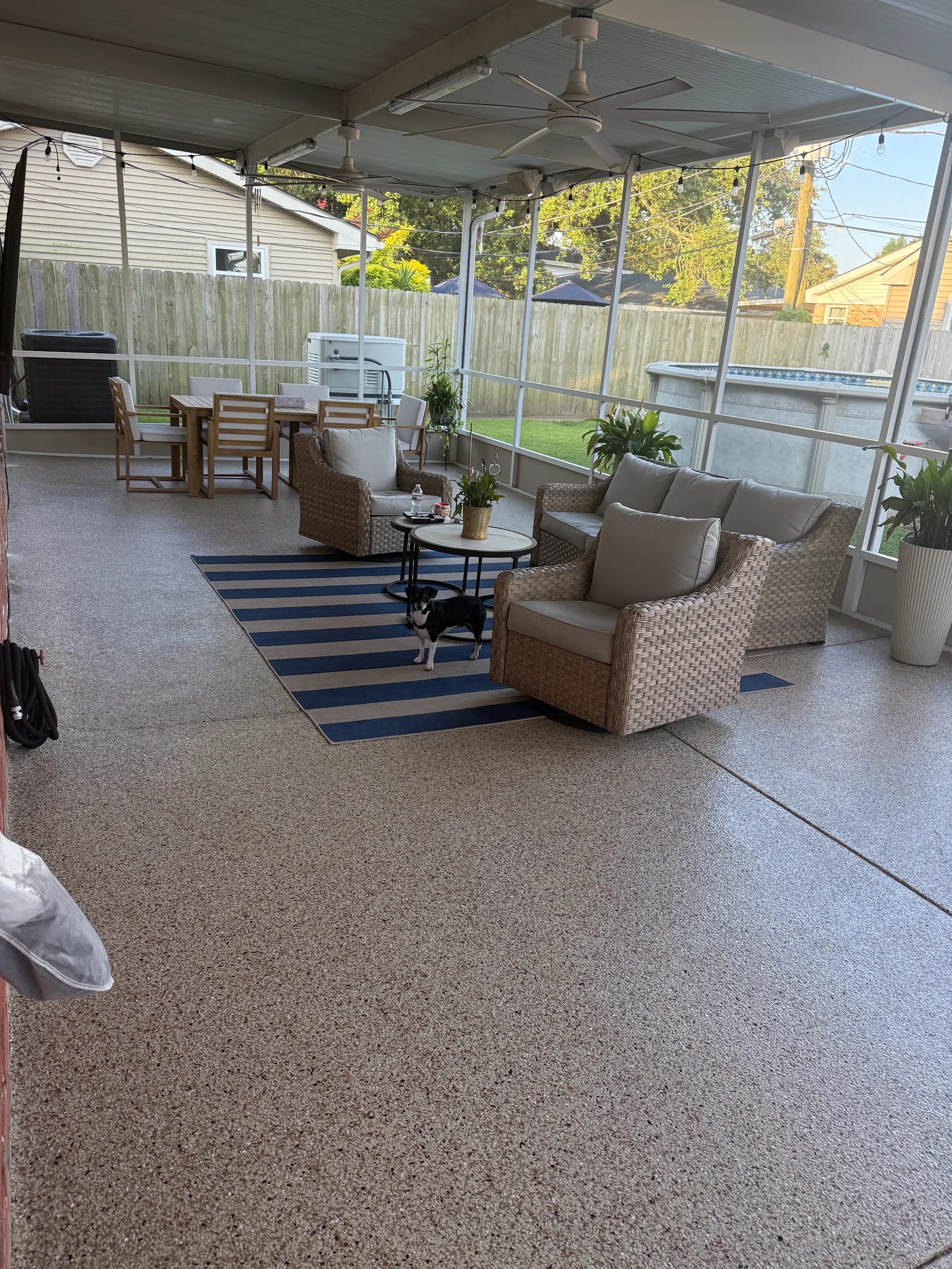 Covered Patio & Laundry Room Transformation in New Orleans, LA — The Results