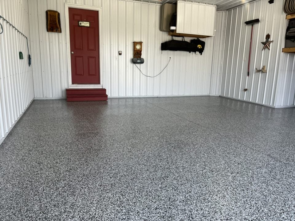 Garage Floor Coatings installation by Ninja Concrete Coatings