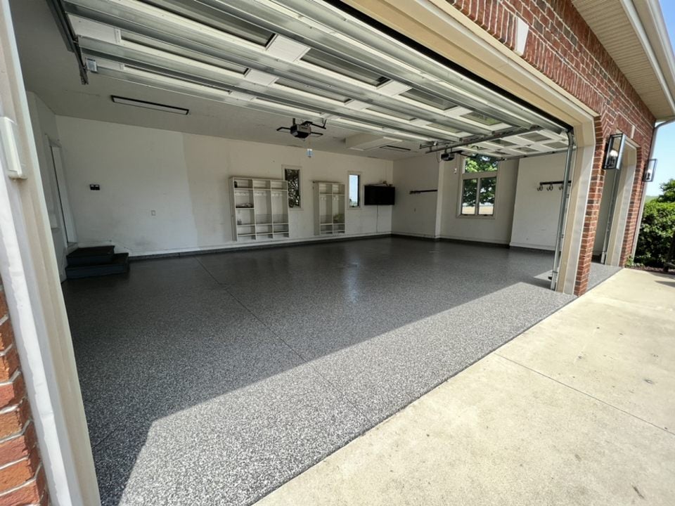 Garage Floor Coatings installation by Ninja Concrete Coatings