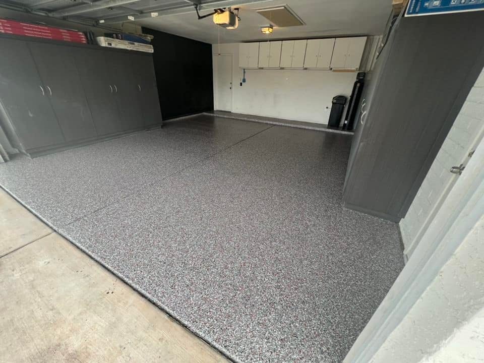 Garage Floor Coatings installation by Ninja Concrete Coatings